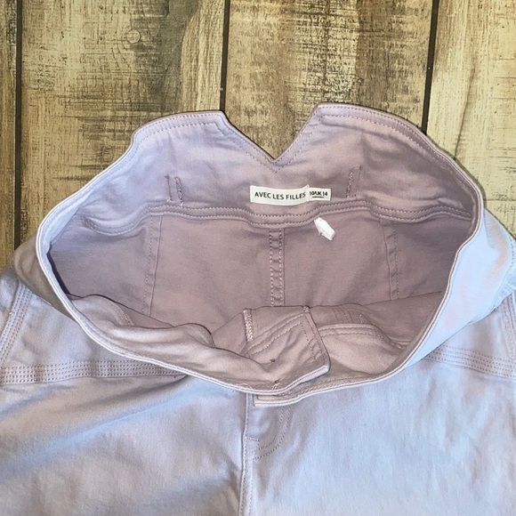 Avec Les Filles Lavender Paper Bag pants/Trousers - Picture 4 of 15